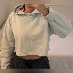 lululemon athletica Cream Cropped Hoodie